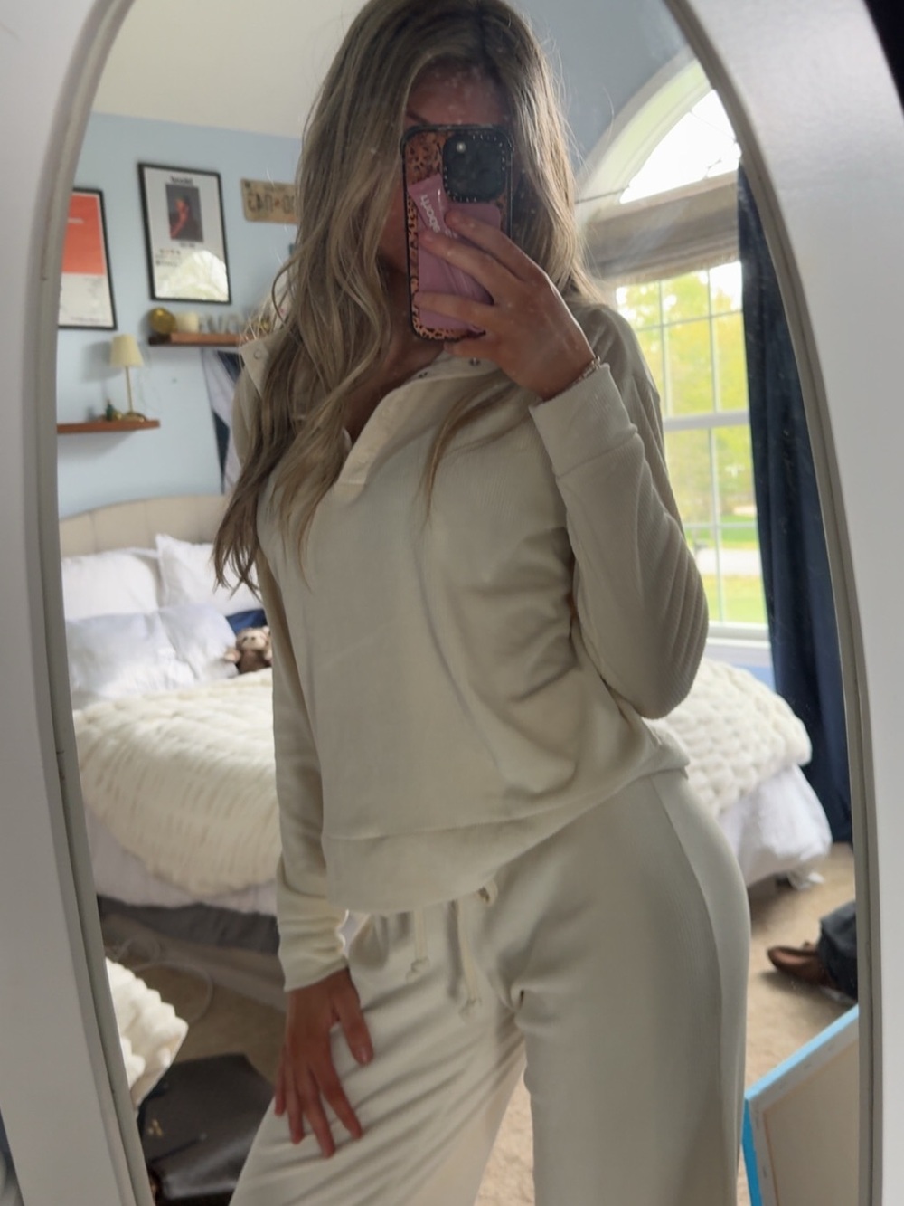 Cozy Cream Ribbed Nordstrom Lounge set
